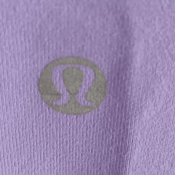 Lululemon Scoop Neck Tank Size 10 Lilac Heathered Coal Wee Stripe/Lilac - Picture 5 of 7